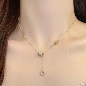 GOLICC White Small Waist Necklace